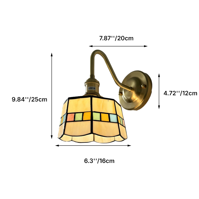 Traditional Round Copper Wall Sconce