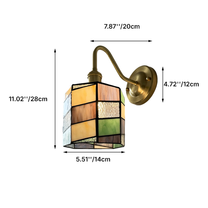 Traditional Round Copper Wall Sconce