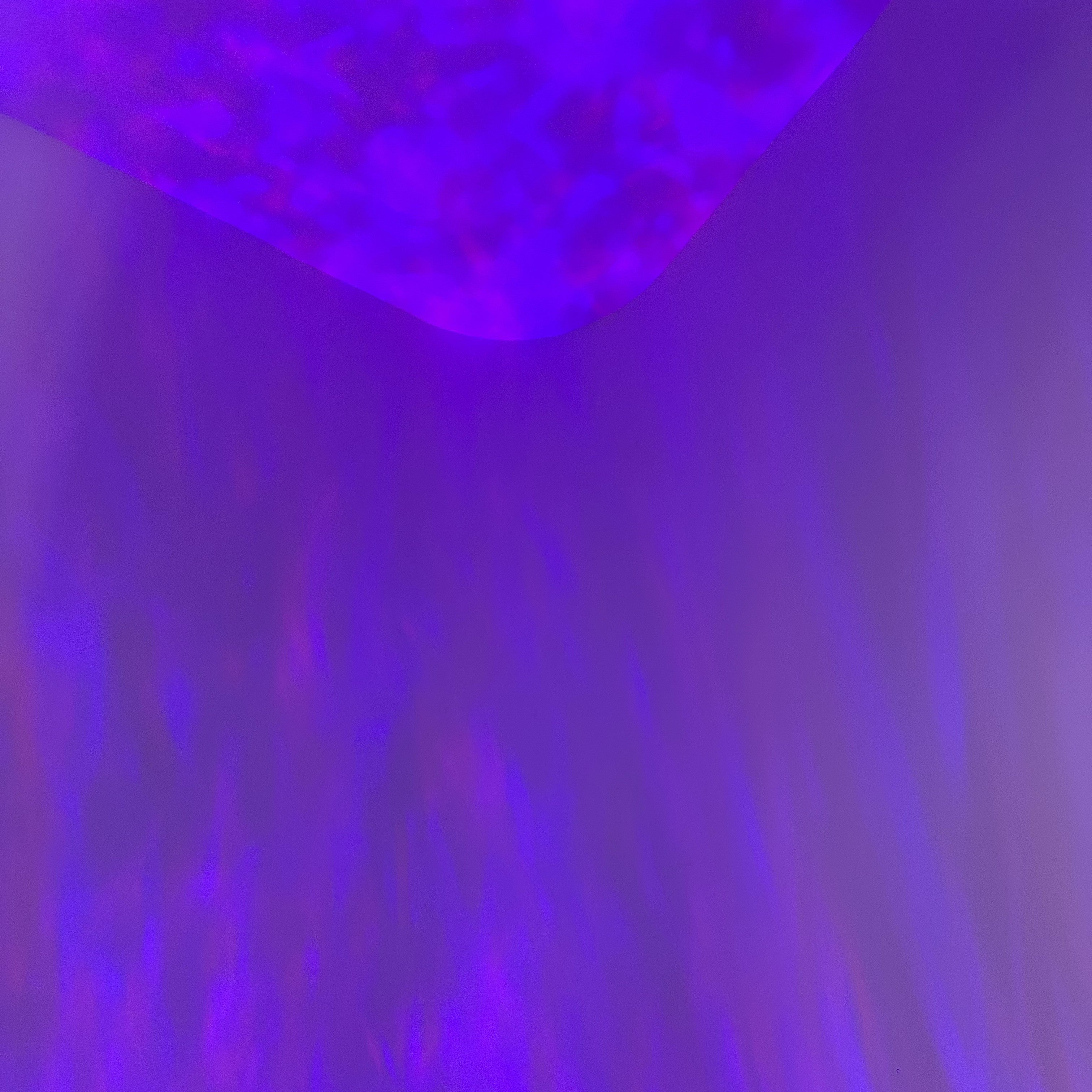 Modern LED Wall Wash Light Flowing Water Ripple – 3D Aurora Visual for Bedroom or Lounge