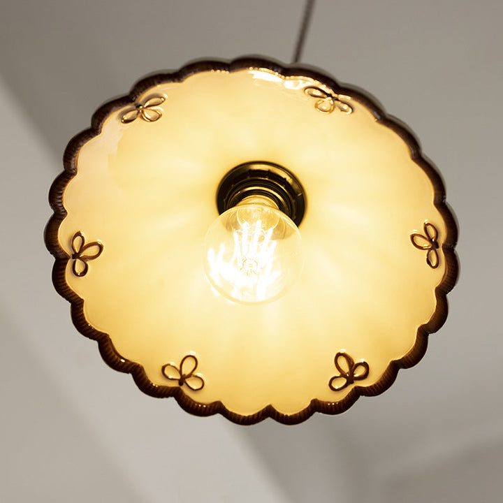 Traditional Ceramic Pendant Light