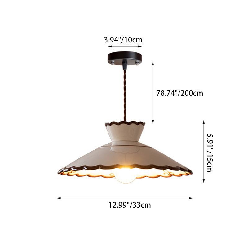 Traditional Ceramic Pendant Light