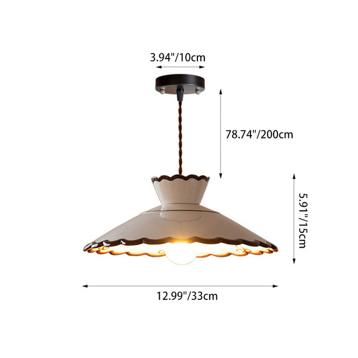 Traditional Ceramic Pendant Light