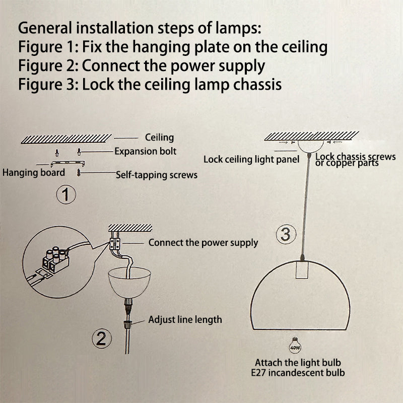 Traditional Ceramic Pendant Light