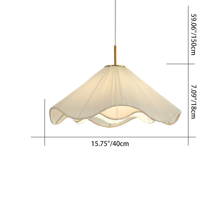 Contemporary Fabric Pendant Light