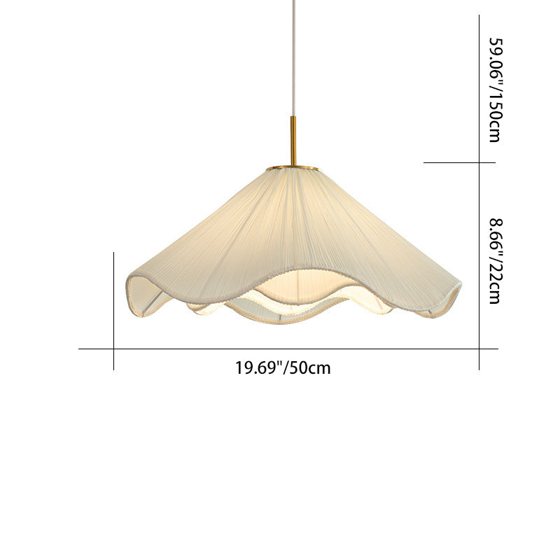 Contemporary Fabric Pendant Light