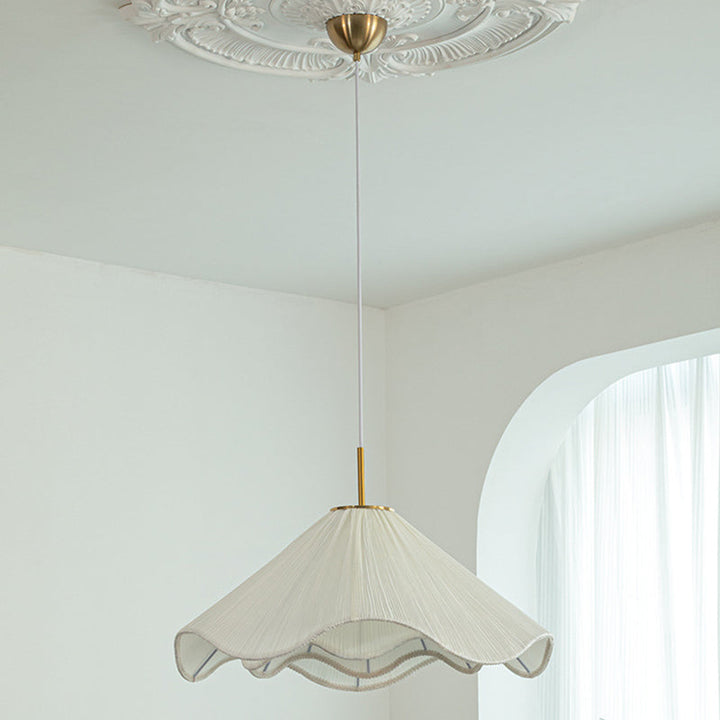 Contemporary Fabric Pendant Light
