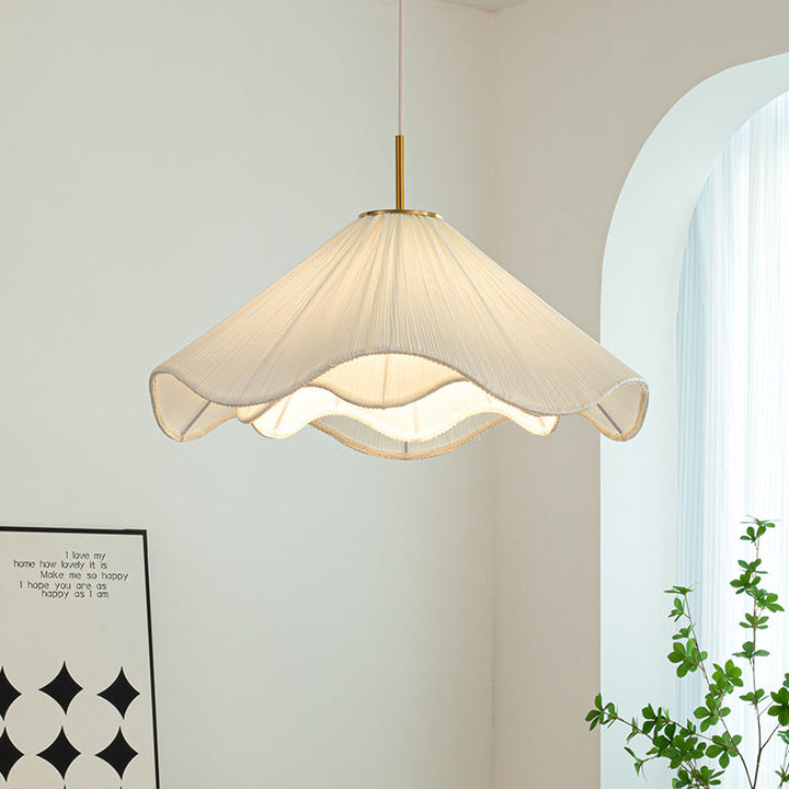 Contemporary Fabric Pendant Light