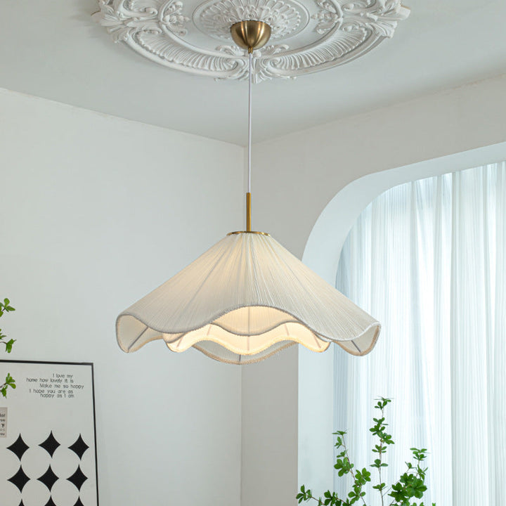 Contemporary Fabric Pendant Light