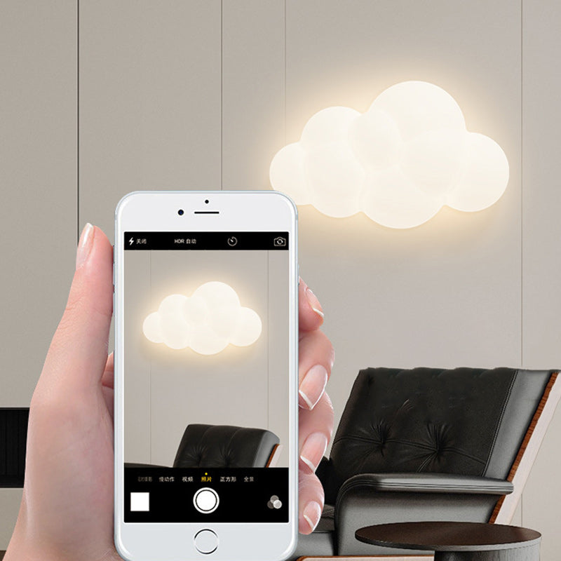 Contemporary Cloud Iron LED Wall Sconce