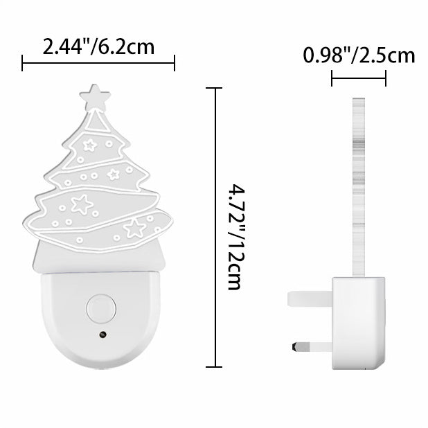 Christmas Tree Acrylic LED Wall Sconce