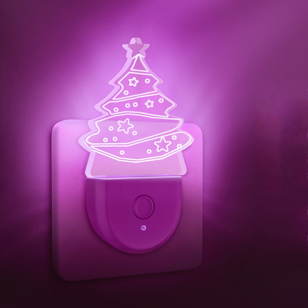 Christmas Tree Acrylic LED Wall Sconce