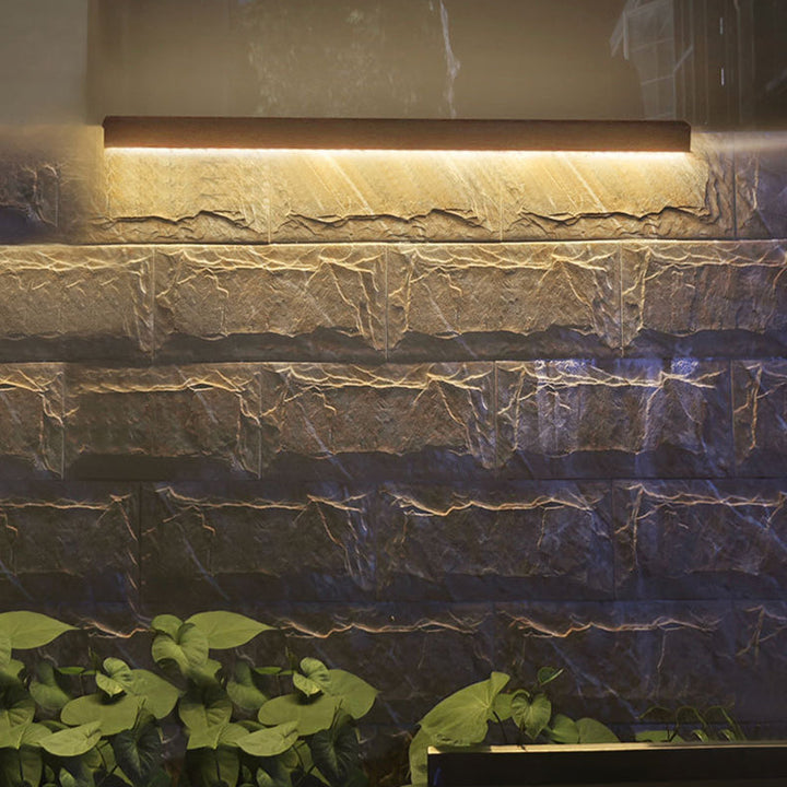 Minimalist Tempered Glass Waterproof LED Wall Lamp