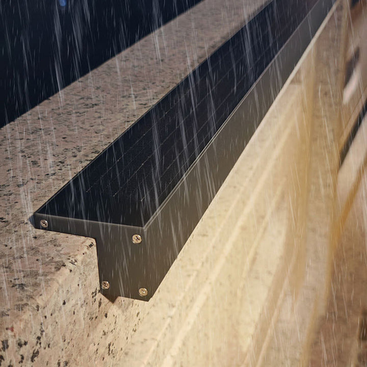 Minimalist Tempered Glass Waterproof LED Wall Lamp
