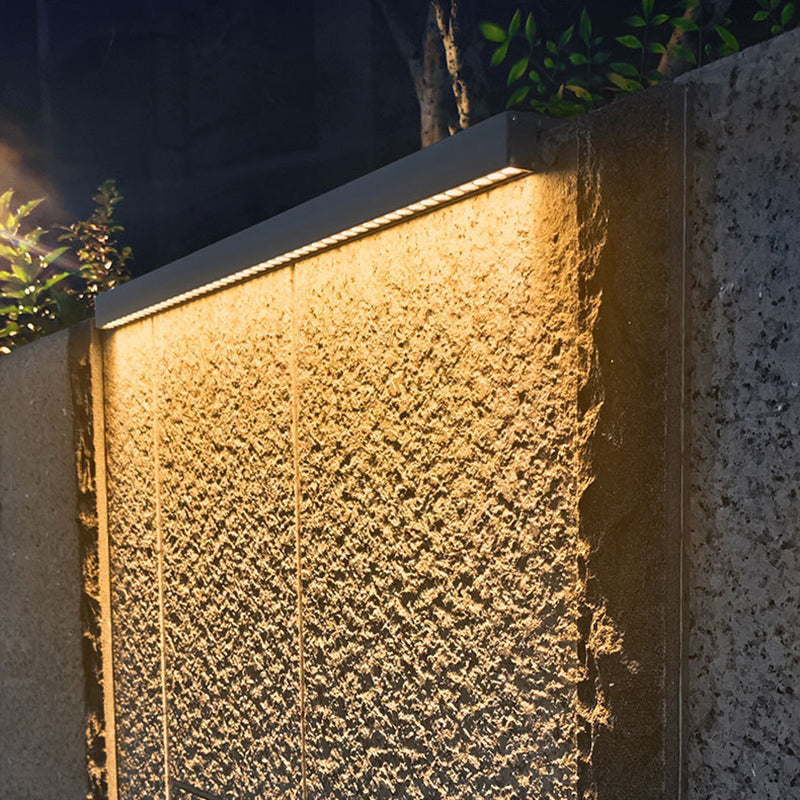 Minimalist Tempered Glass Waterproof LED Wall Lamp