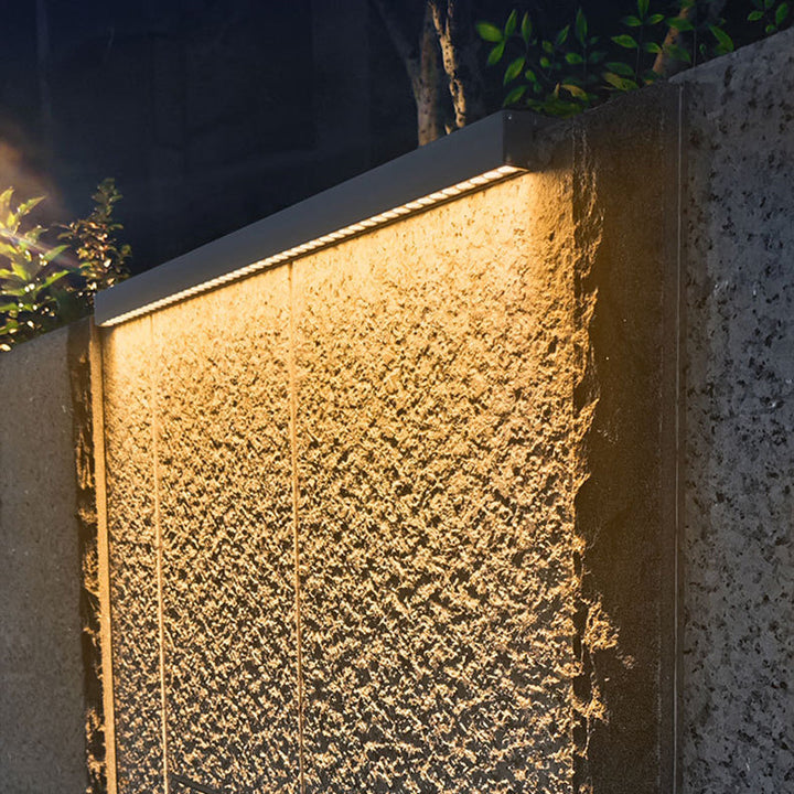 Minimalist Tempered Glass Waterproof LED Wall Lamp