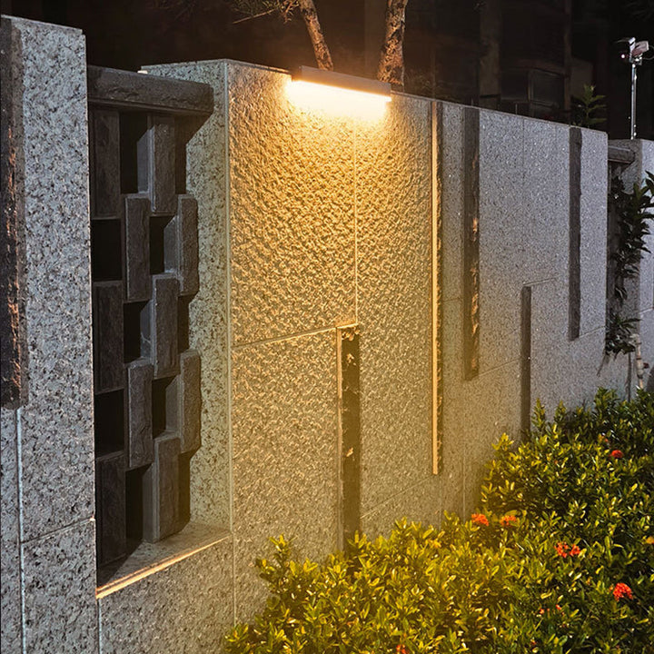 Minimalist Tempered Glass Waterproof LED Wall Lamp