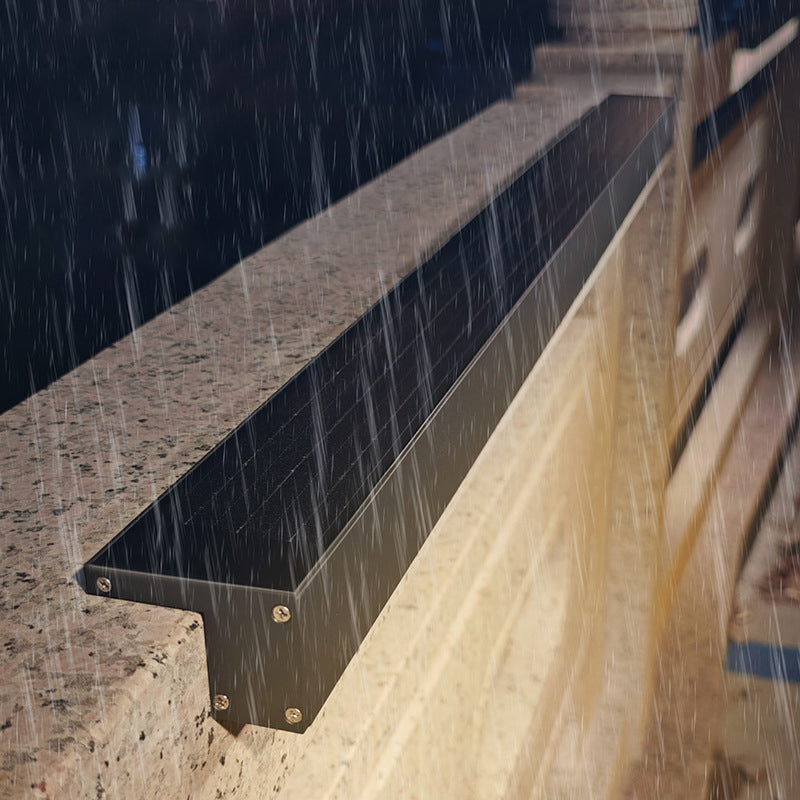 Minimalist Tempered Glass Waterproof LED Wall Lamp
