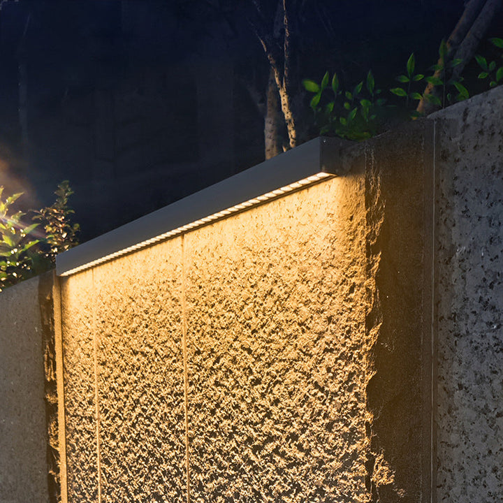 Minimalist Tempered Glass Waterproof LED Wall Lamp