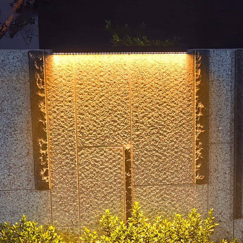 Minimalist Tempered Glass Waterproof LED Wall Lamp