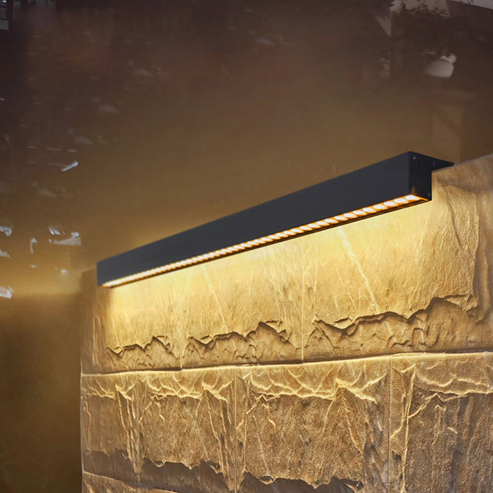 Minimalist Tempered Glass Waterproof LED Wall Lamp
