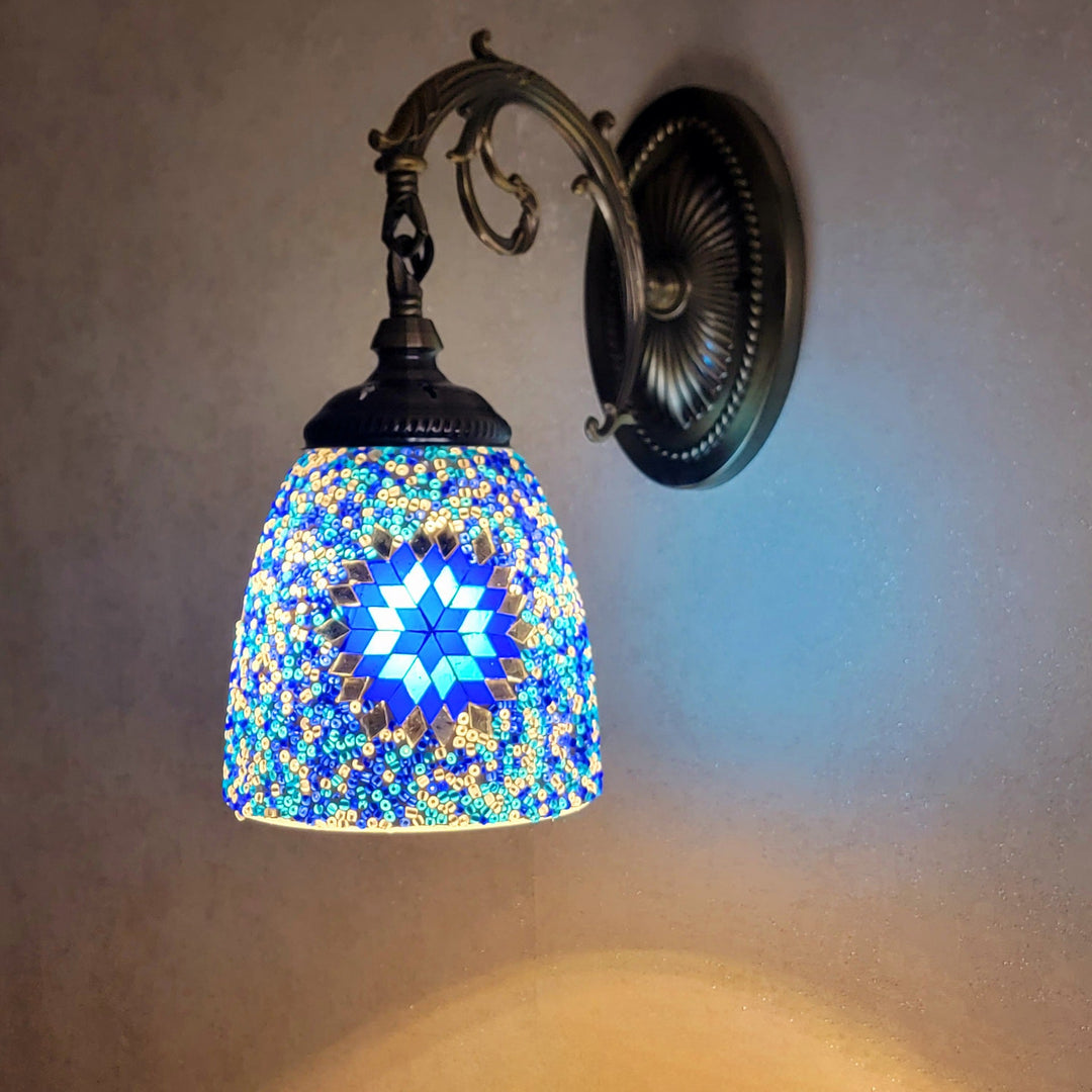 Traditional Dome Glass Wall Sconce
