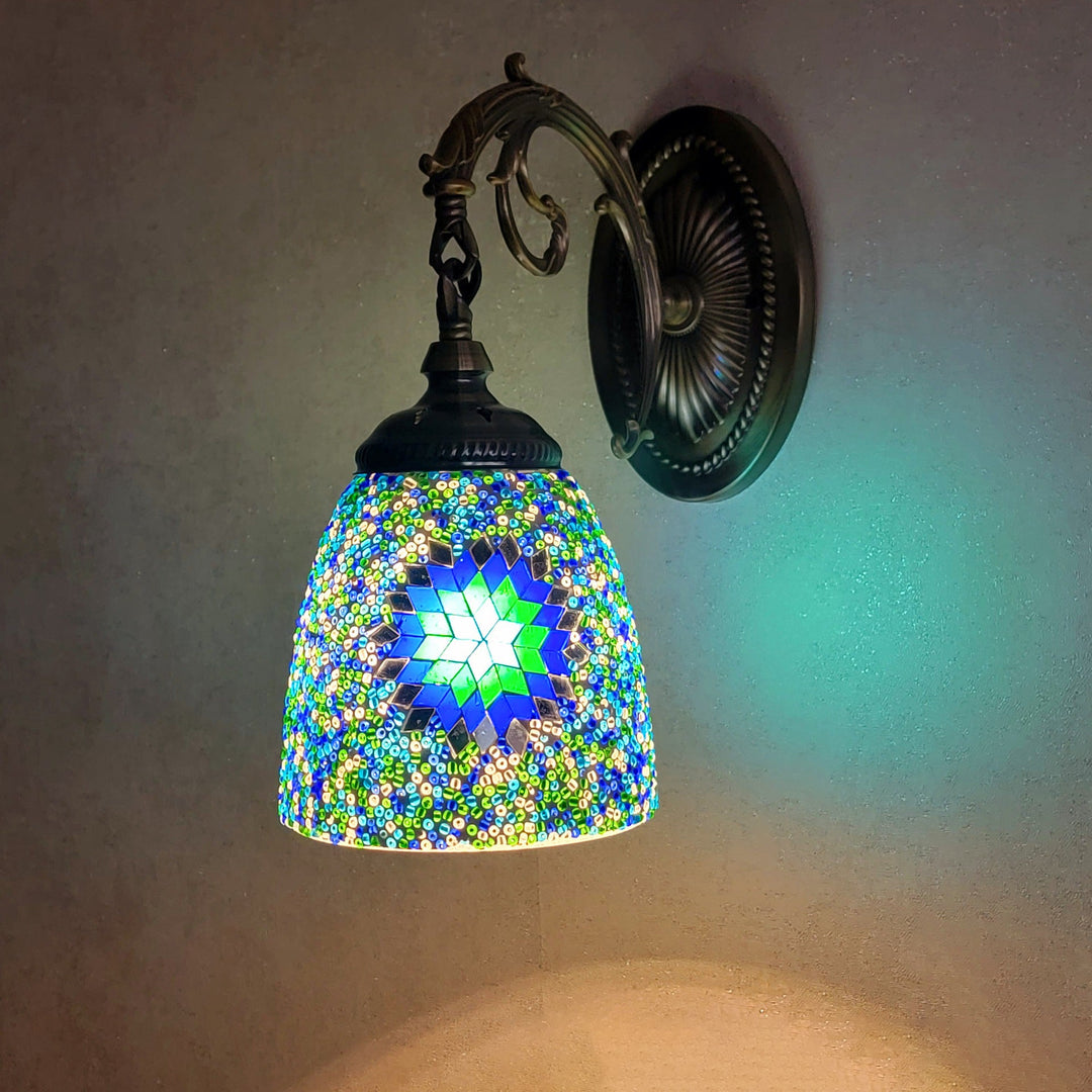 Traditional Dome Glass Wall Sconce