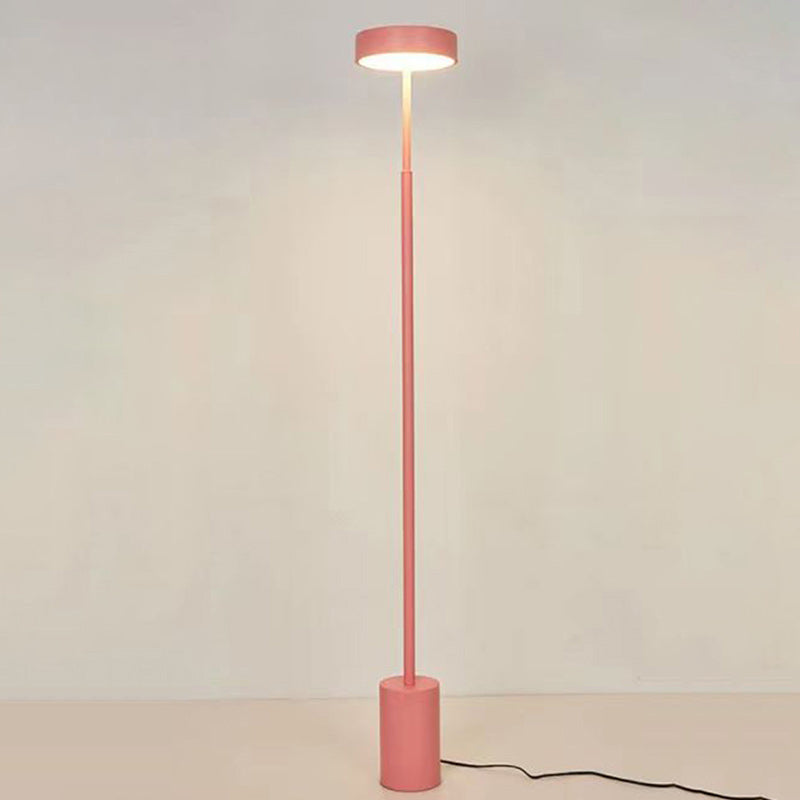 Nordic Round Iron LED Floor Lamp