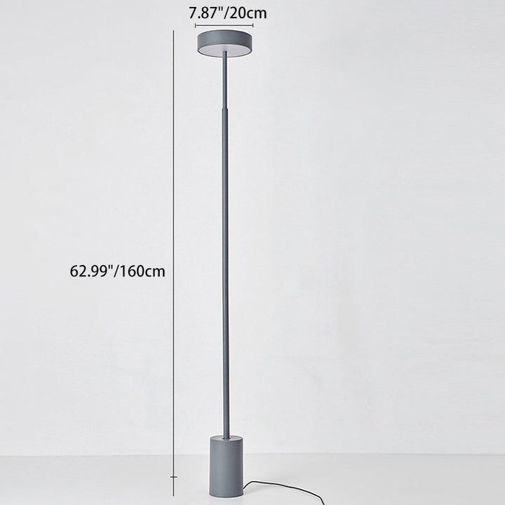 Nordic Round Iron LED Floor Lamp
