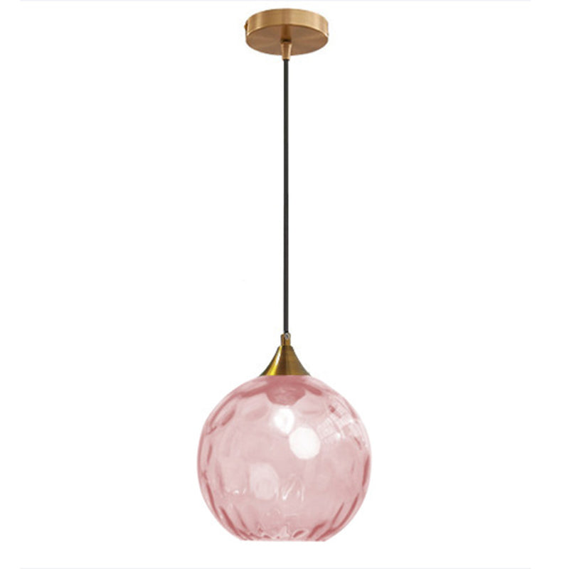 Minimalist Spherical Glass Pendant Light