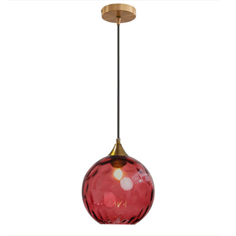 Minimalist Spherical Glass Pendant Light