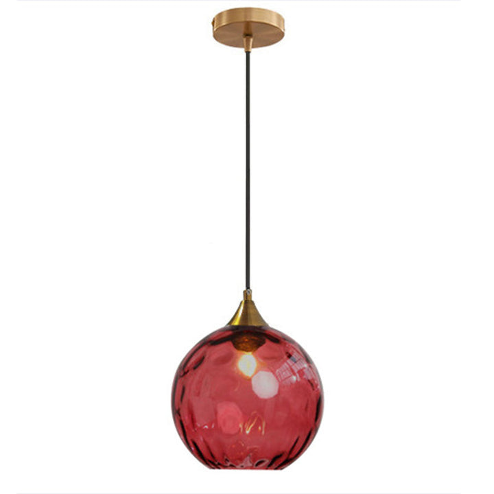 Minimalist Spherical Glass Pendant Light