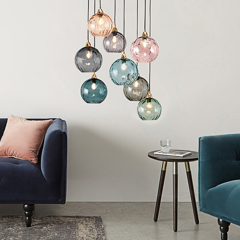 Minimalist Spherical Glass Pendant Light