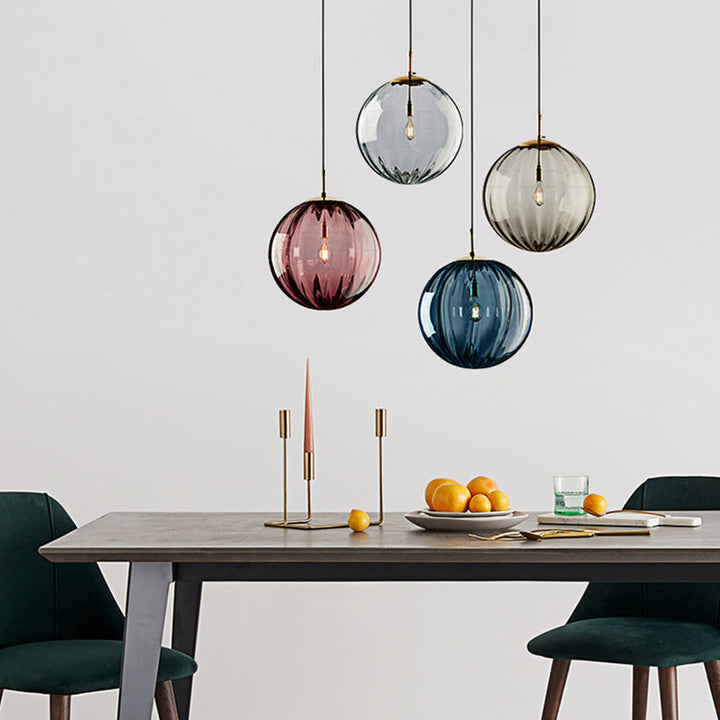 Minimalist Spherical Glass Pendant Light