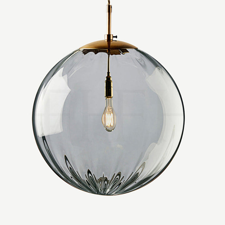 Minimalist Spherical Glass Pendant Light