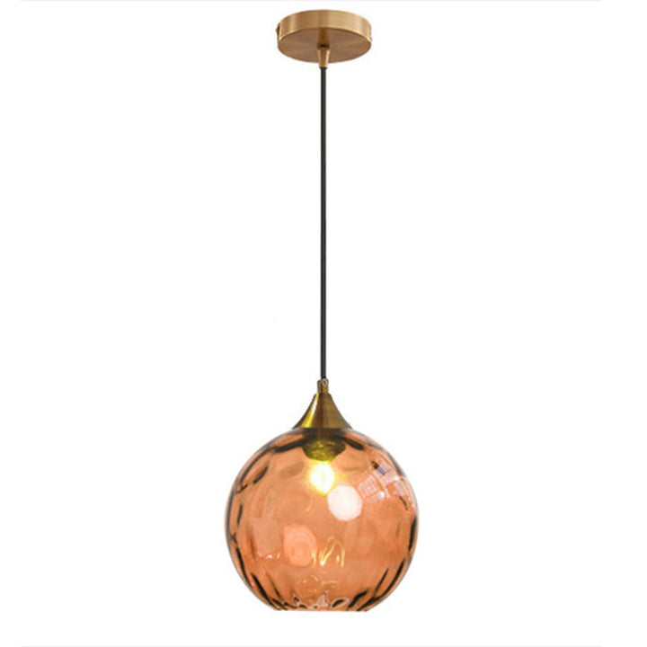 Minimalist Spherical Glass Pendant Light