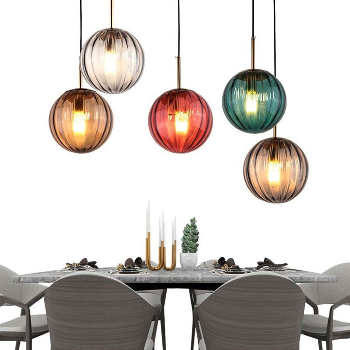 Minimalist Spherical Glass Pendant Light