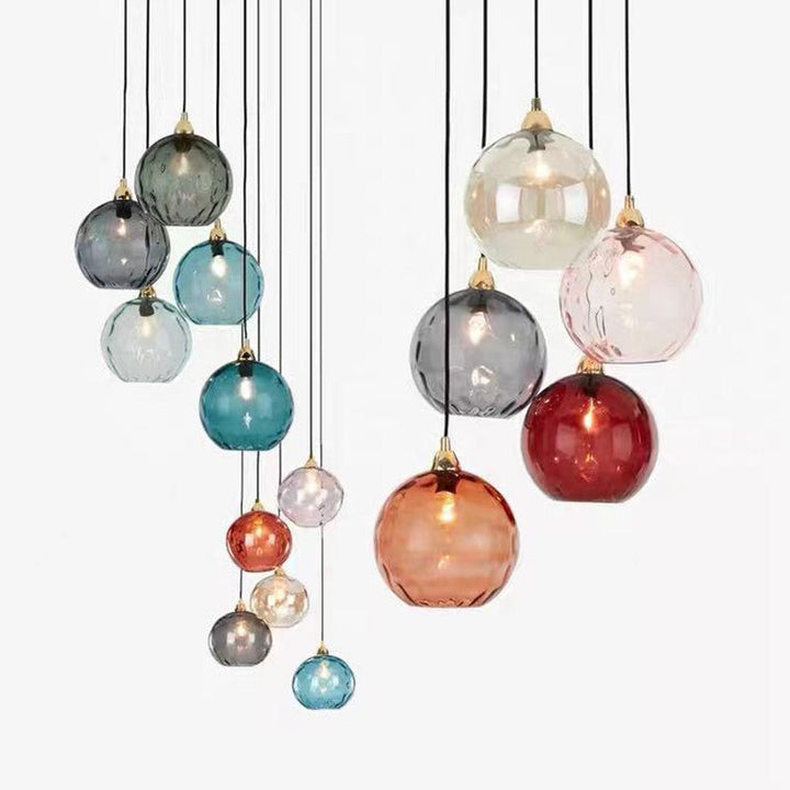 Minimalist Spherical Glass Pendant Light