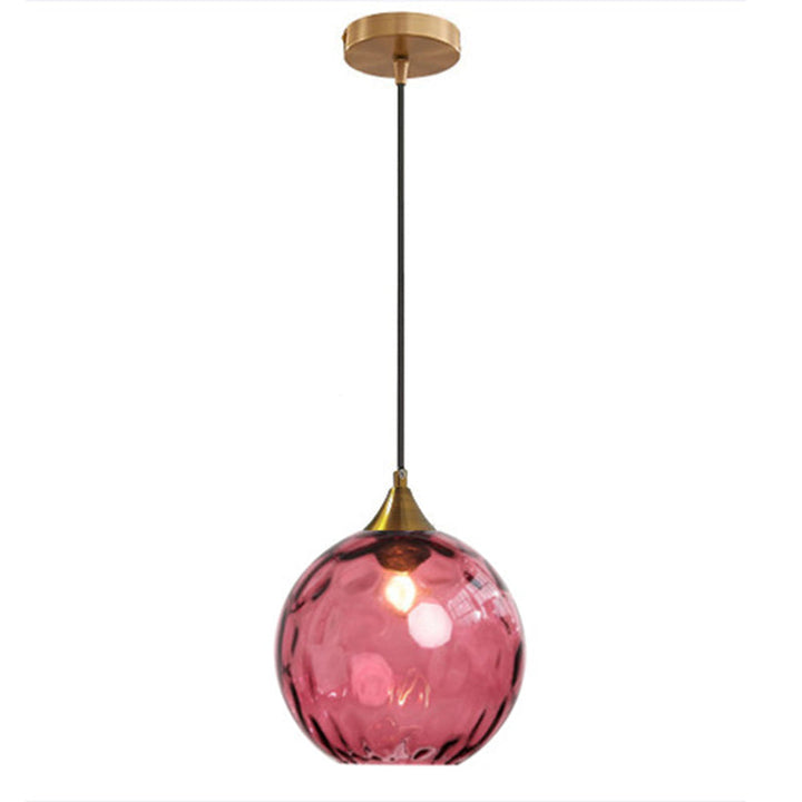 Minimalist Spherical Glass Pendant Light