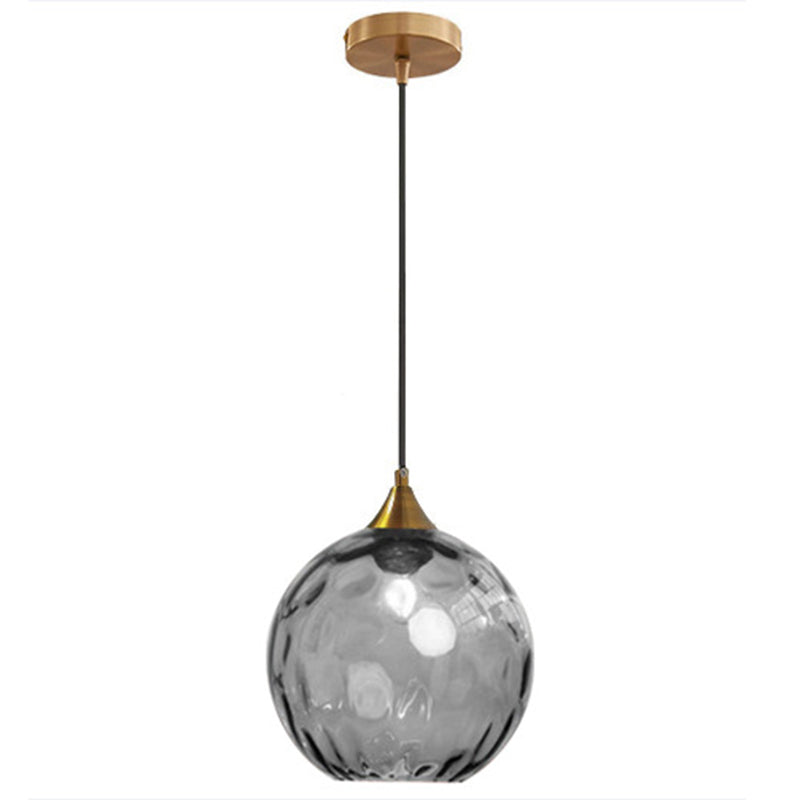 Minimalist Spherical Glass Pendant Light