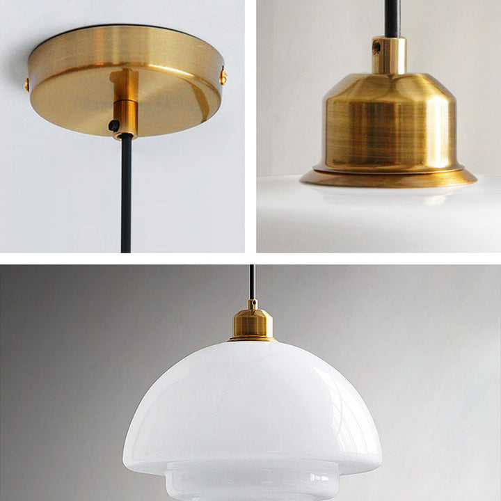 Flying Minimalist Spherical Glass Pendant Light