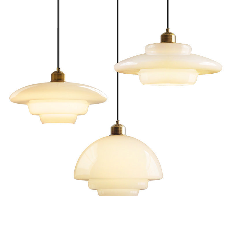 Flying Minimalist Spherical Glass Pendant Light