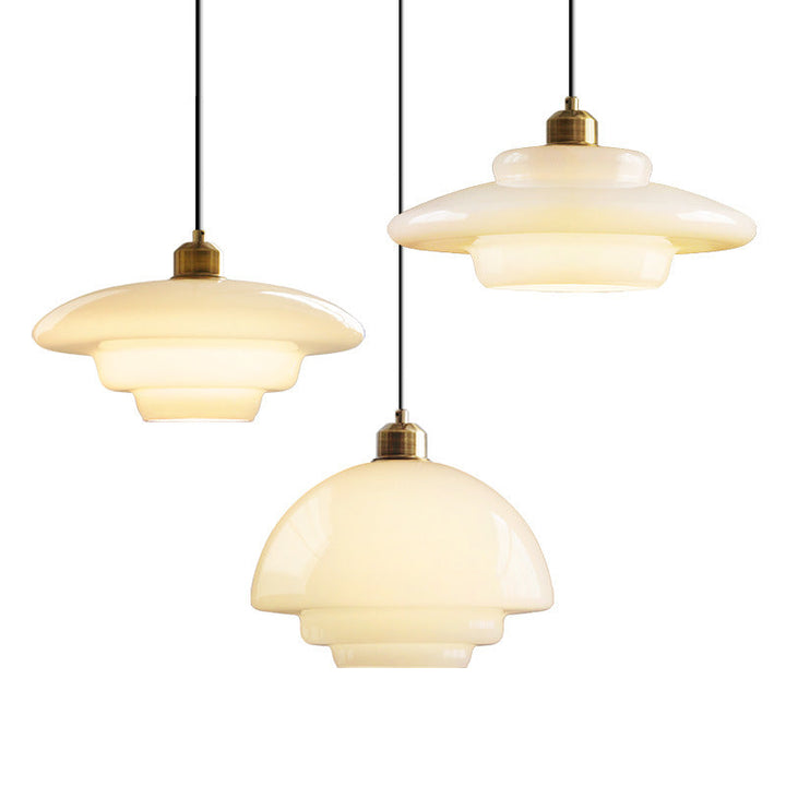 Flying Minimalist Spherical Glass Pendant Light