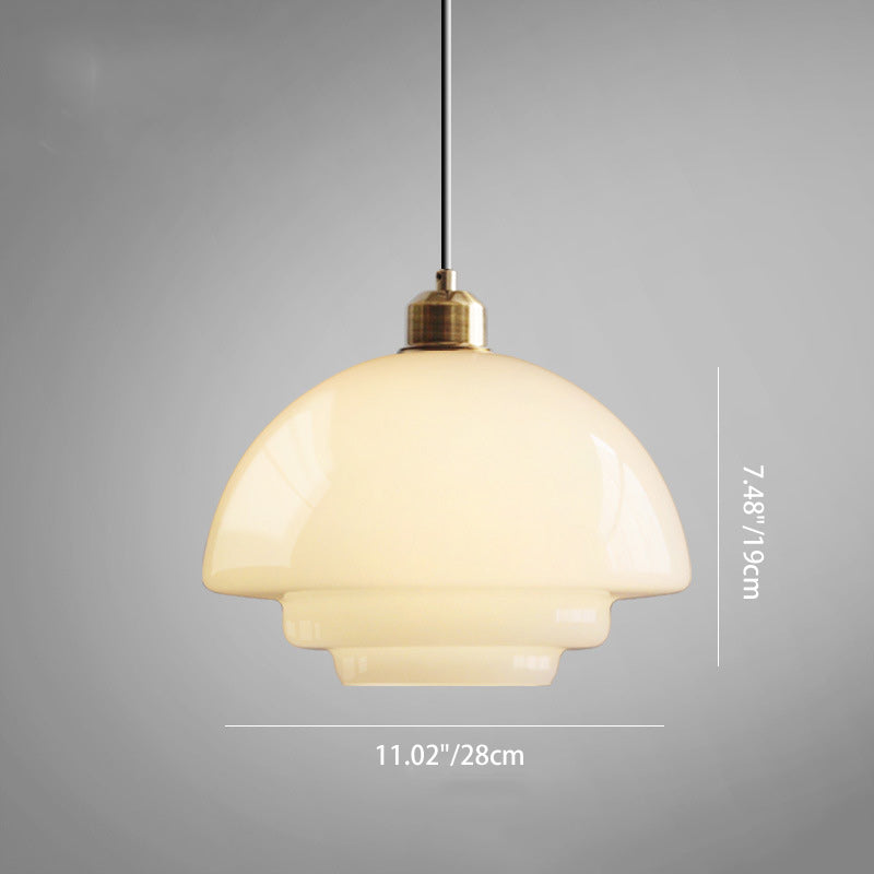 Flying Minimalist Spherical Glass Pendant Light