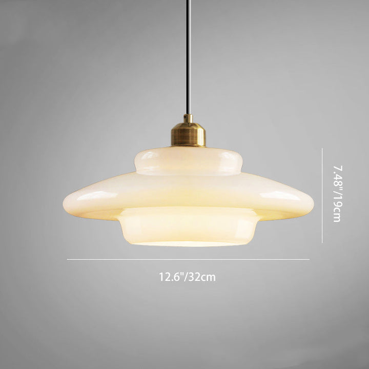 Flying Minimalist Spherical Glass Pendant Light