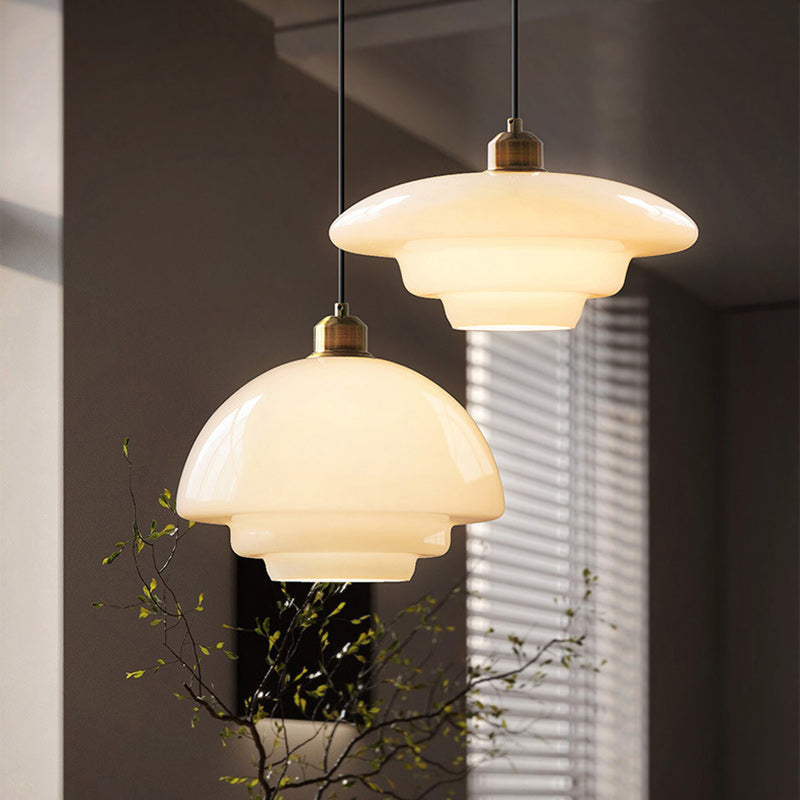 Flying Minimalist Spherical Glass Pendant Light