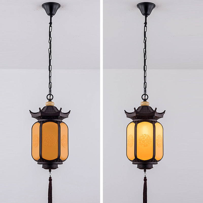 Traditional Lantern Aluminum Waterproof Pendant Light