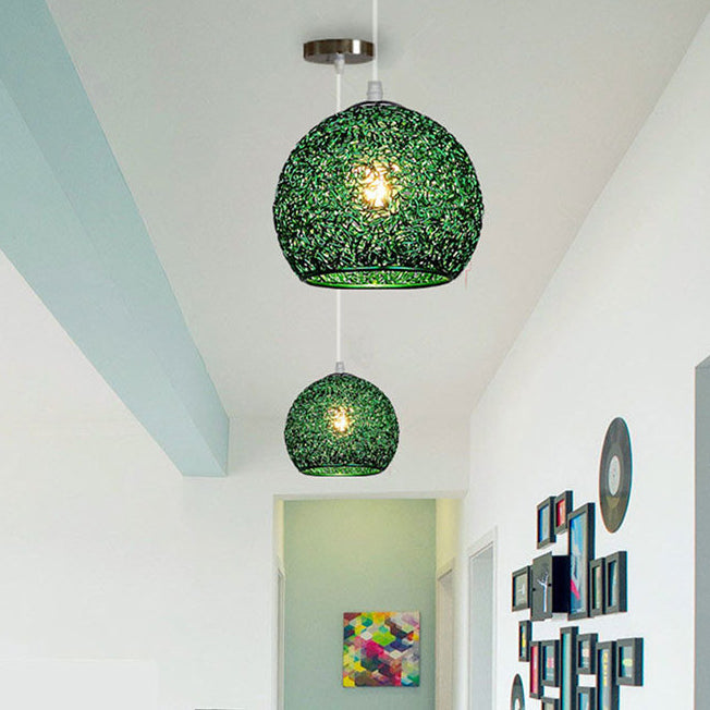 Art Deco Dome Aluminum Pendant Light