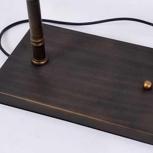 Traditional Rectangular Bamboo Floor Lamp