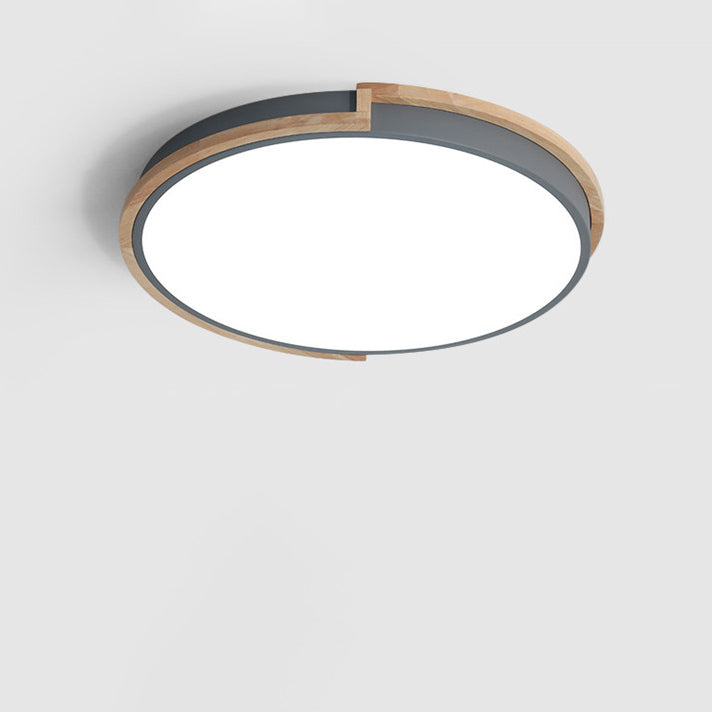 Contemporary Round Acrylic LED Flush Mount Ceiling Light 2