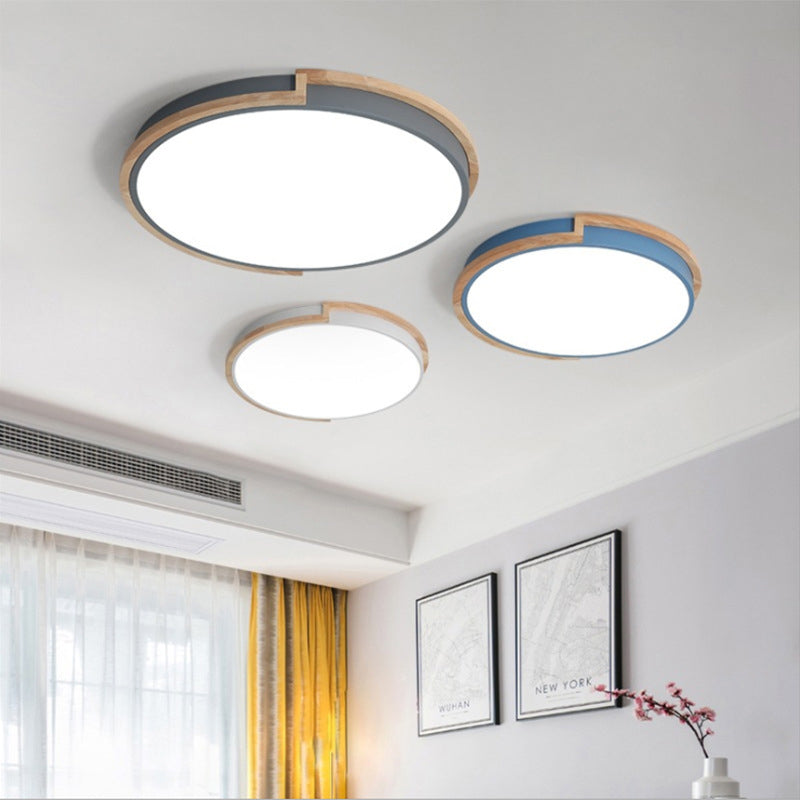 Contemporary Round Acrylic LED Flush Mount Ceiling Light 2